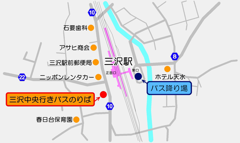 マップ(三沢駅)