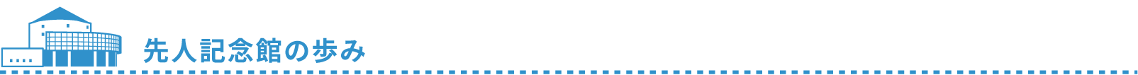 先人記念館の歩み